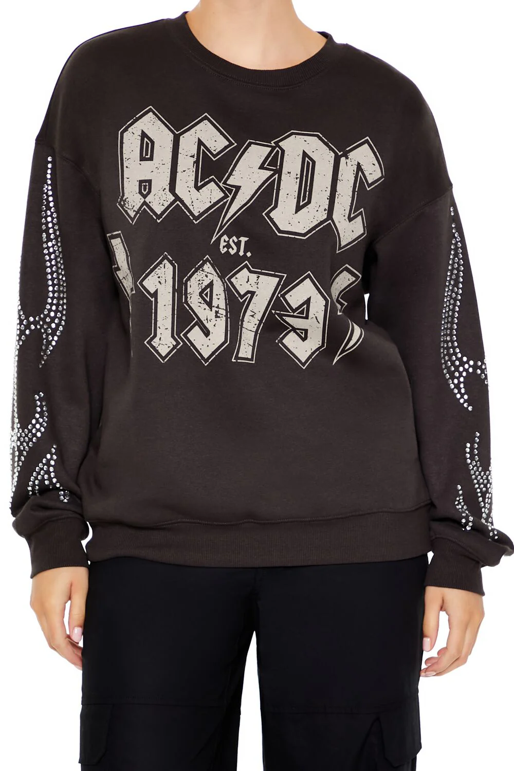 ACDC Rhinestone Pullover - Image 3