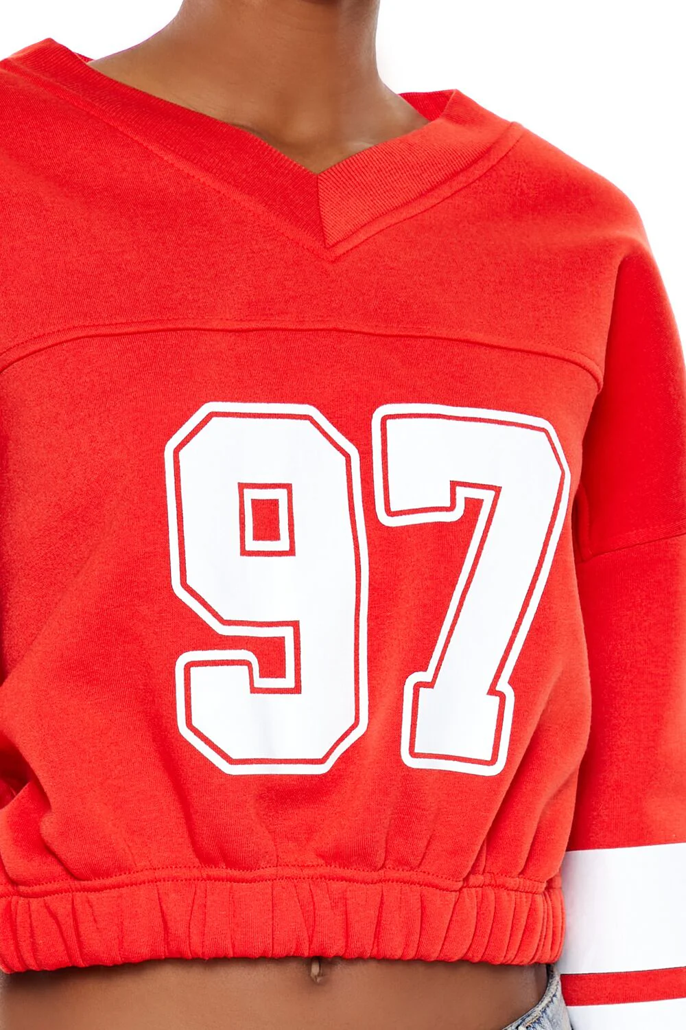 Fleece 97 Cropped Pullover - Image 3