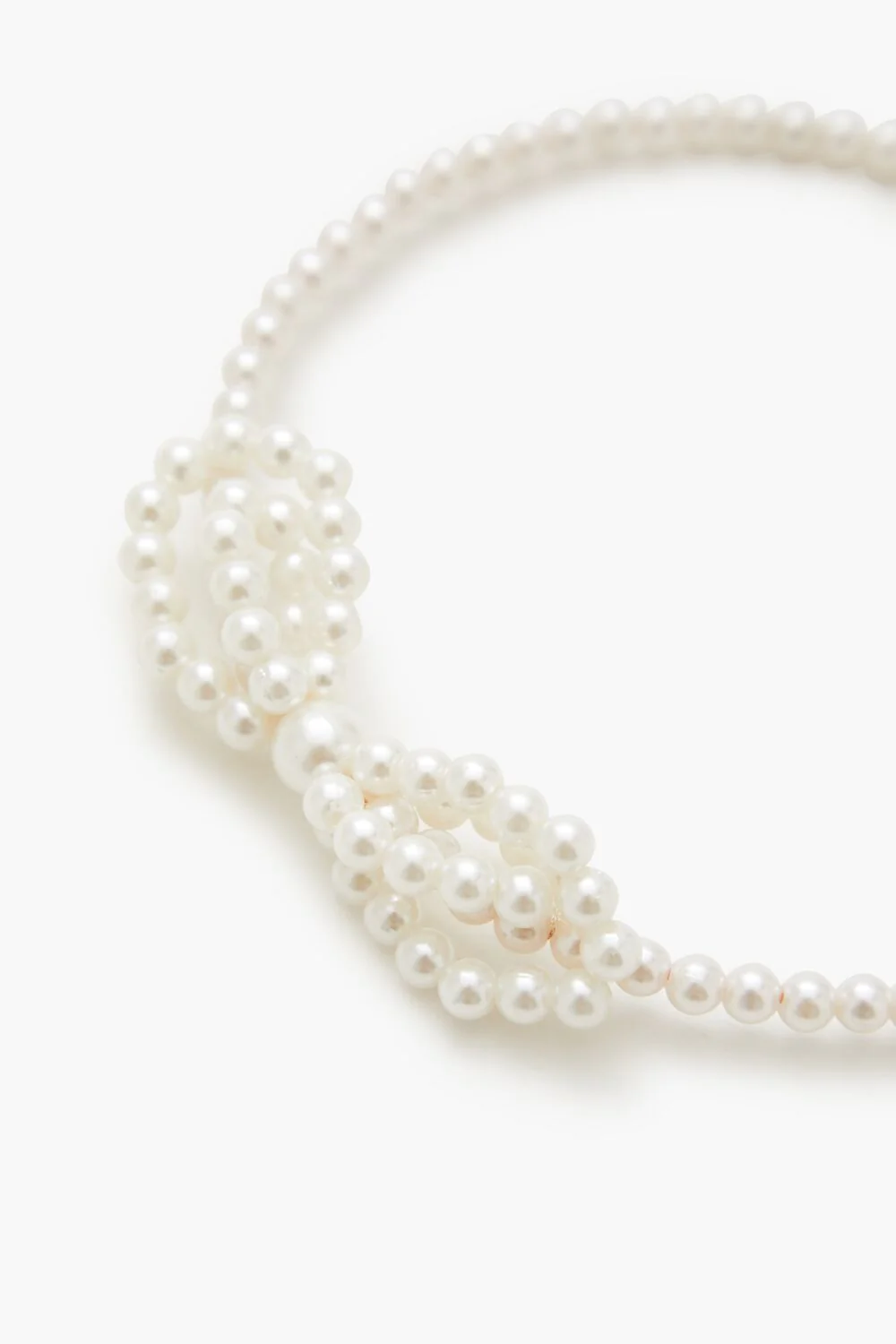 Faux Pearl Bow Headband - Image 3