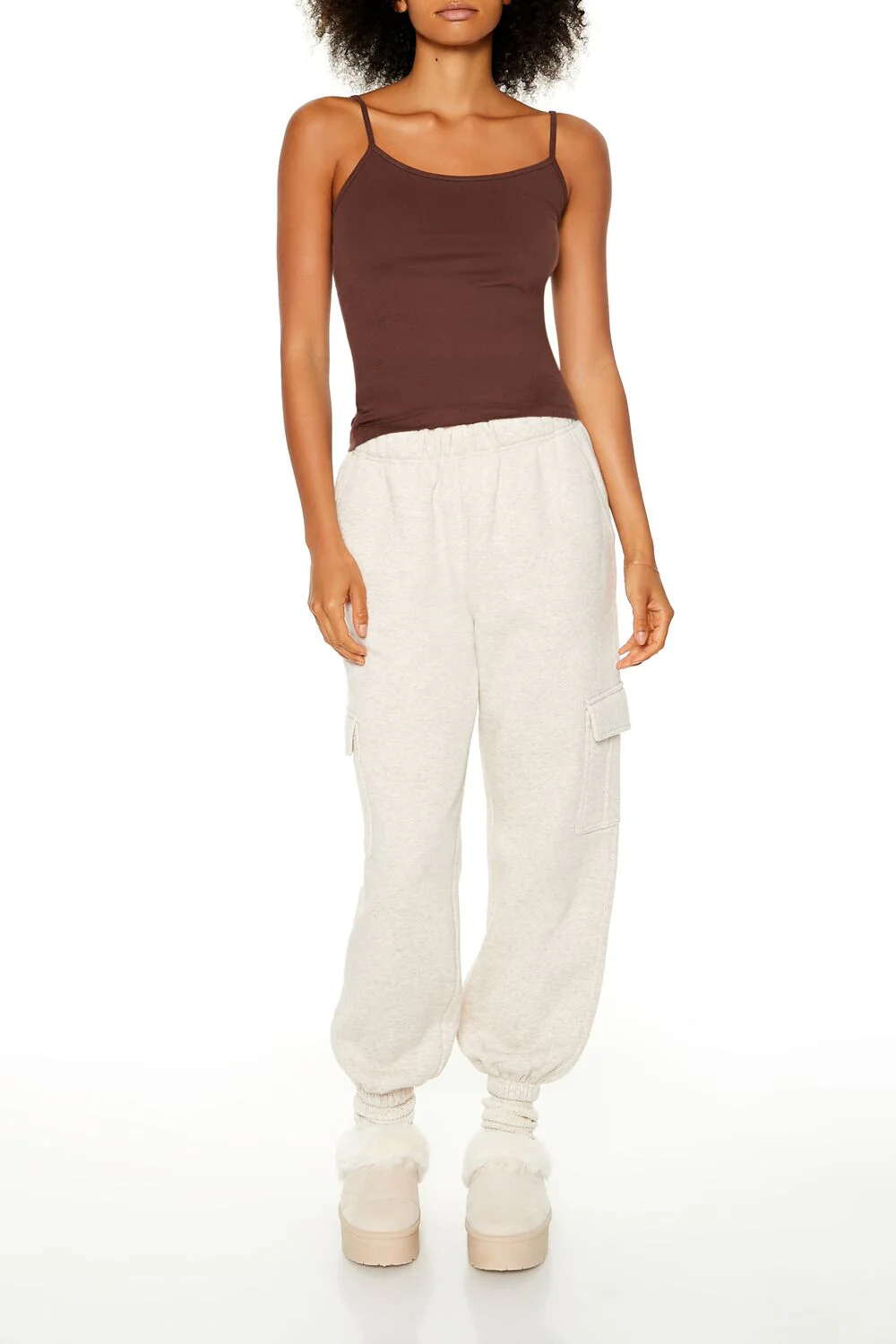 Cotton Scoop Neck Cami - Image 2