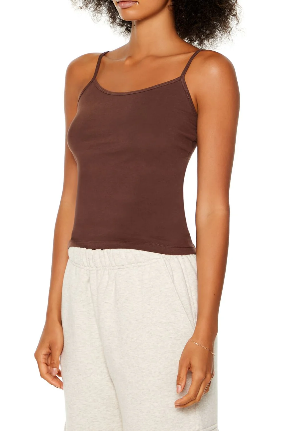 Cotton Scoop Neck Cami - Image 4