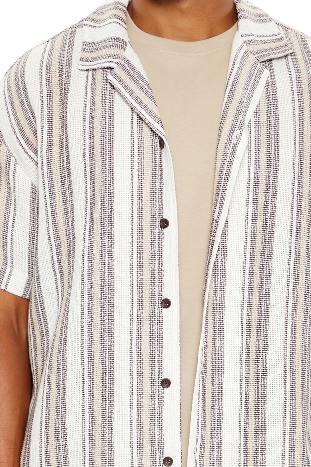 Textured Striped Shirt - Image 3
