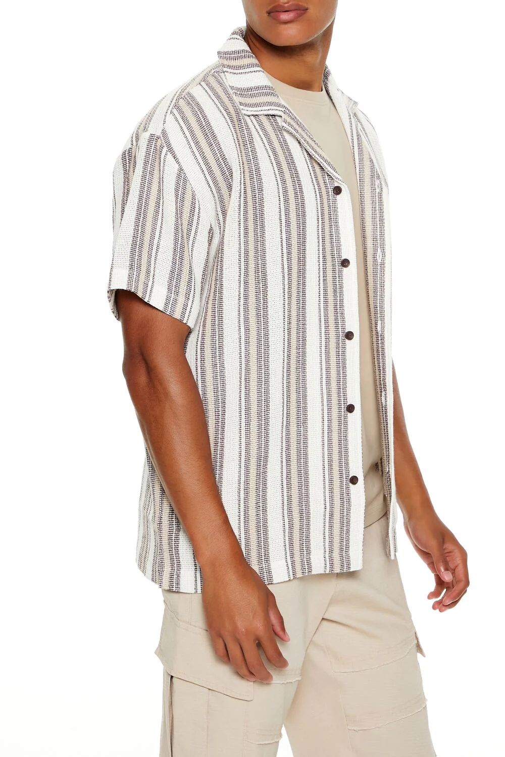 Textured Striped Shirt - Image 4
