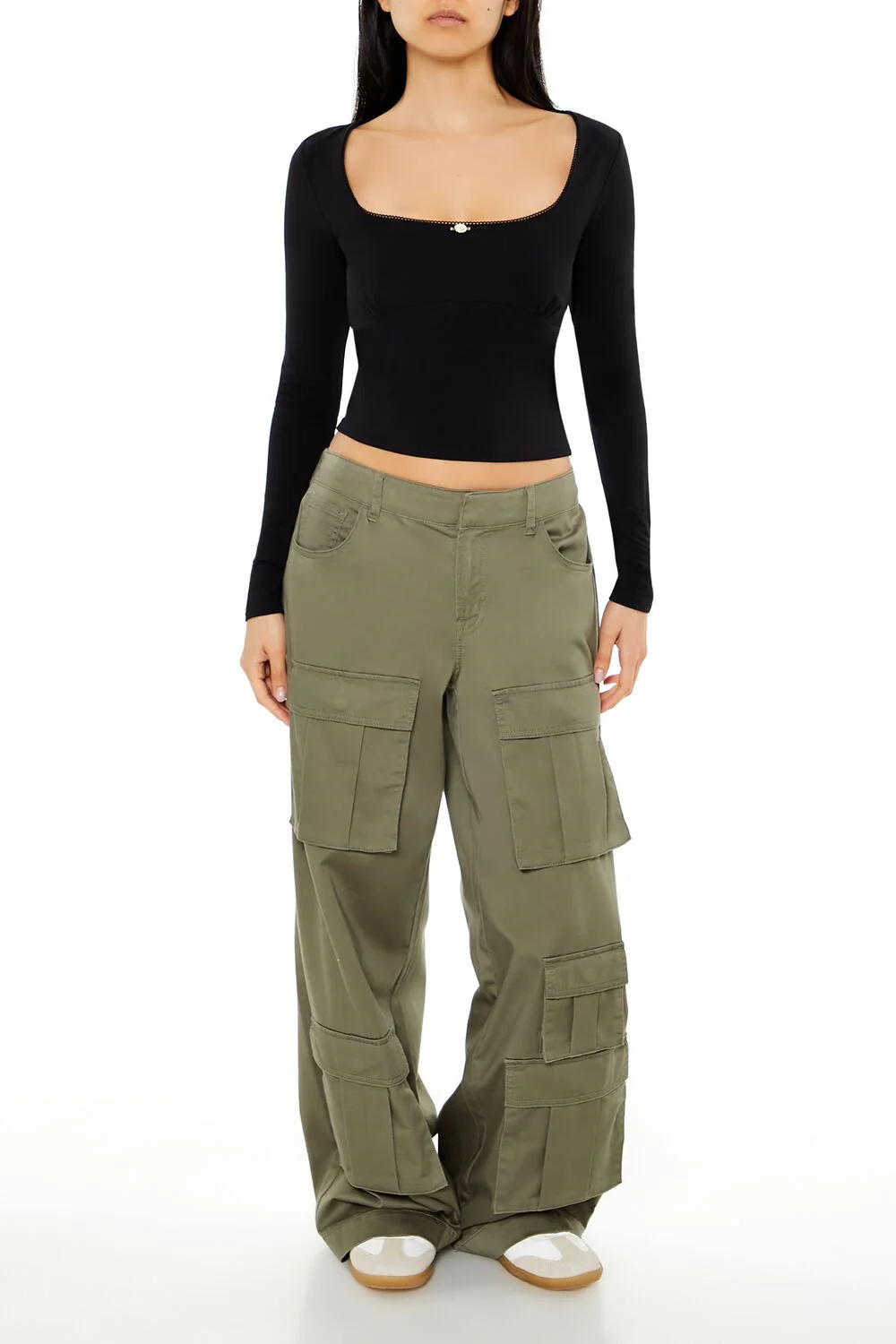 Rosette Long-Sleeve Top - Image 2