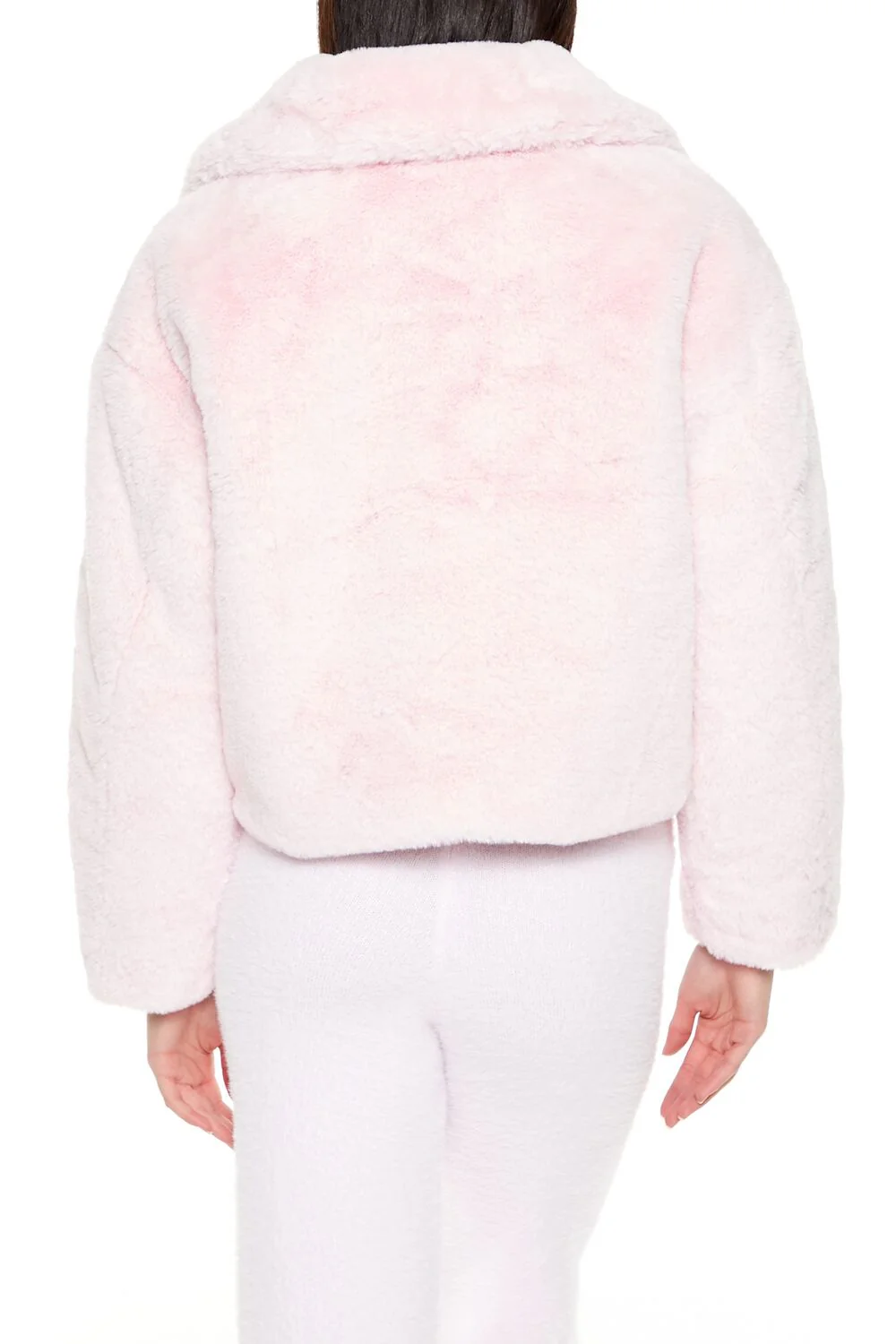 Faux Fur Zip-Up Coat - Image 10