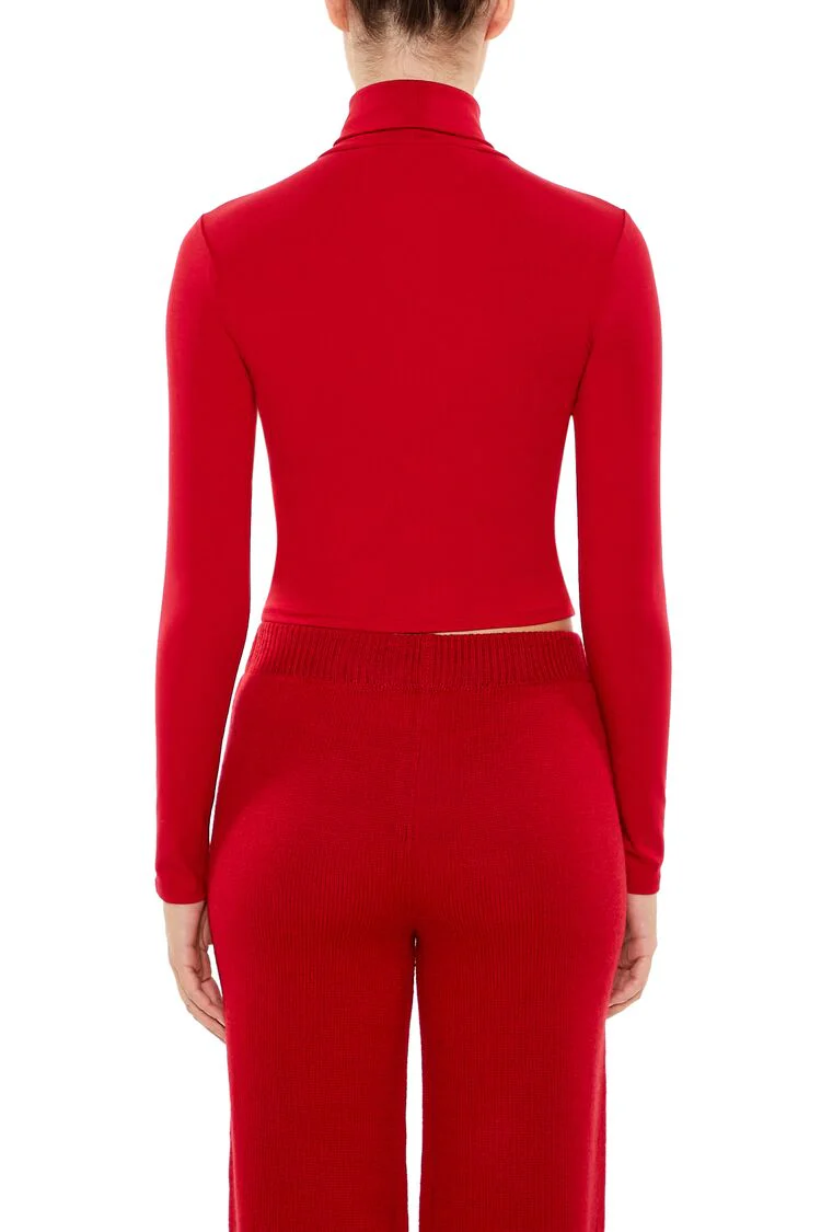Turtleneck Crop Top - Image 10