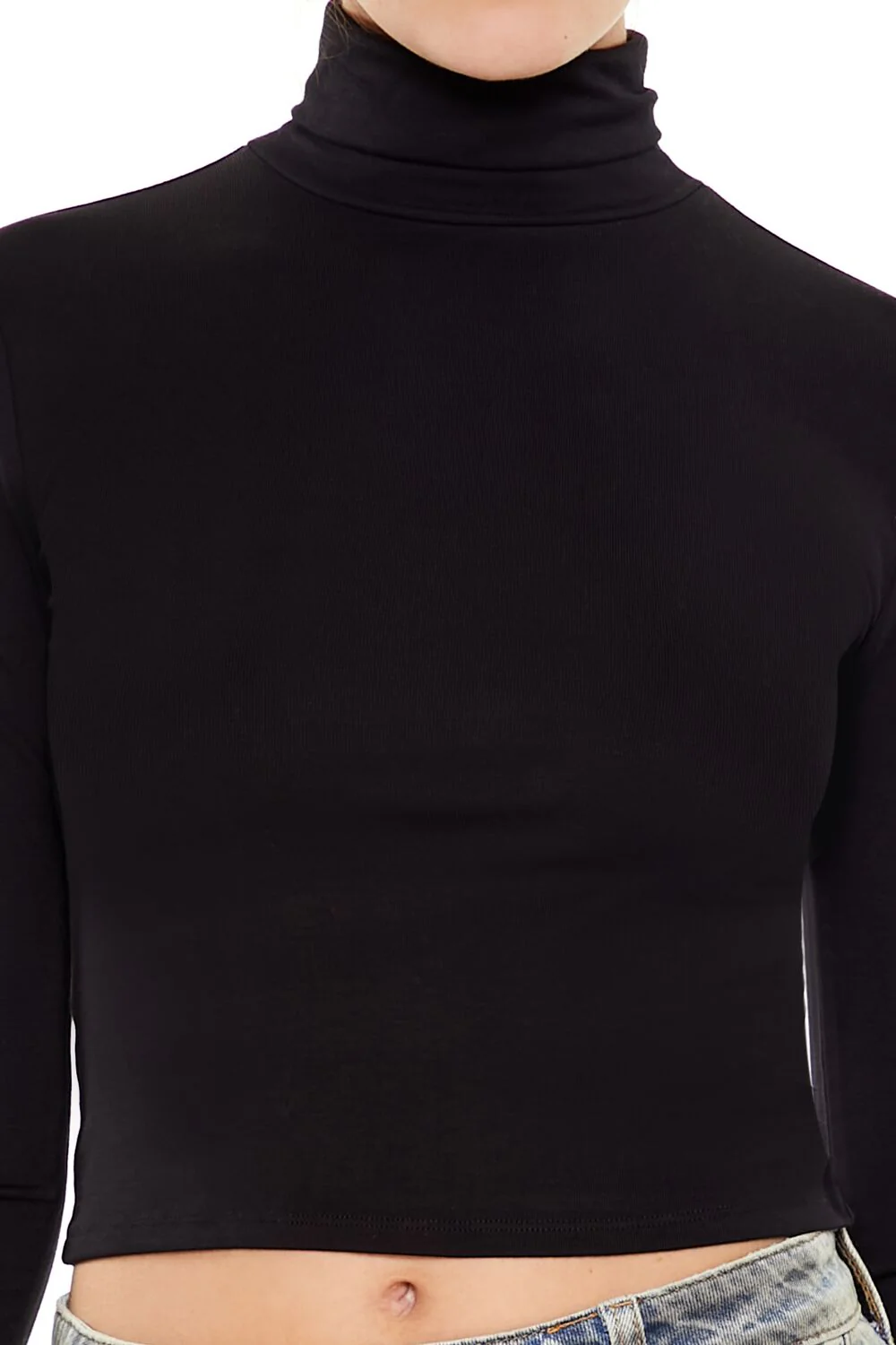 Turtleneck Crop Top - Image 3