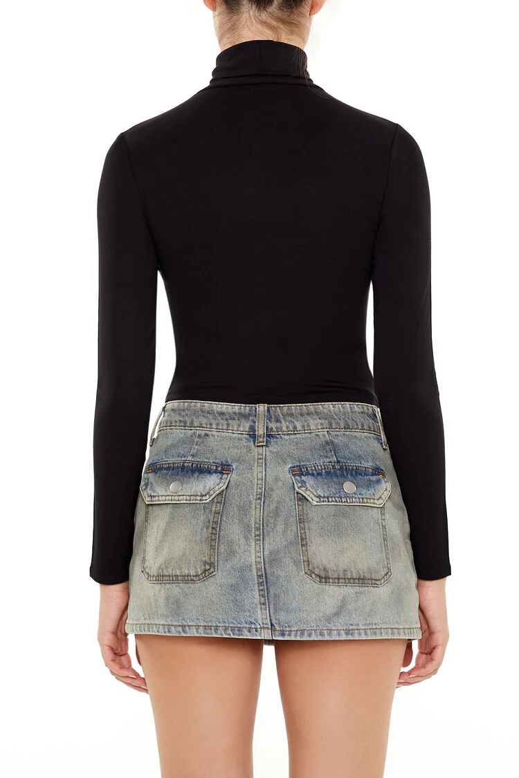 Turtleneck Crop Top - Image 5