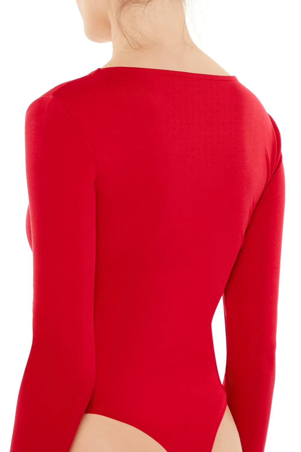 Fitted V-Neck Bodysuit - Image 10