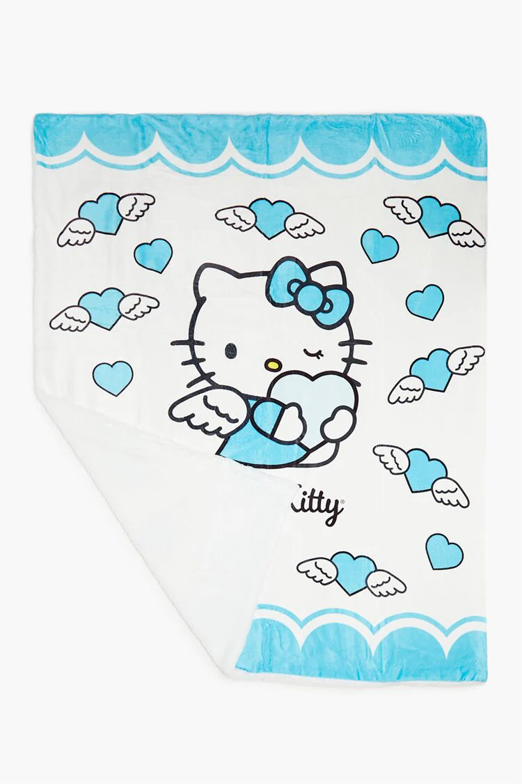 Angel Hello Kitty Throw Blanket - Image 3