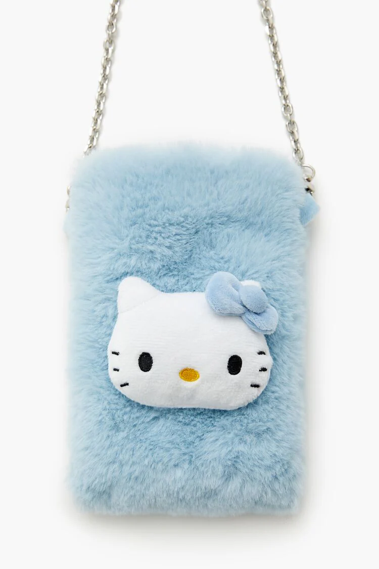 Hello Kitty Faux Fur Phone Bag - Image 4