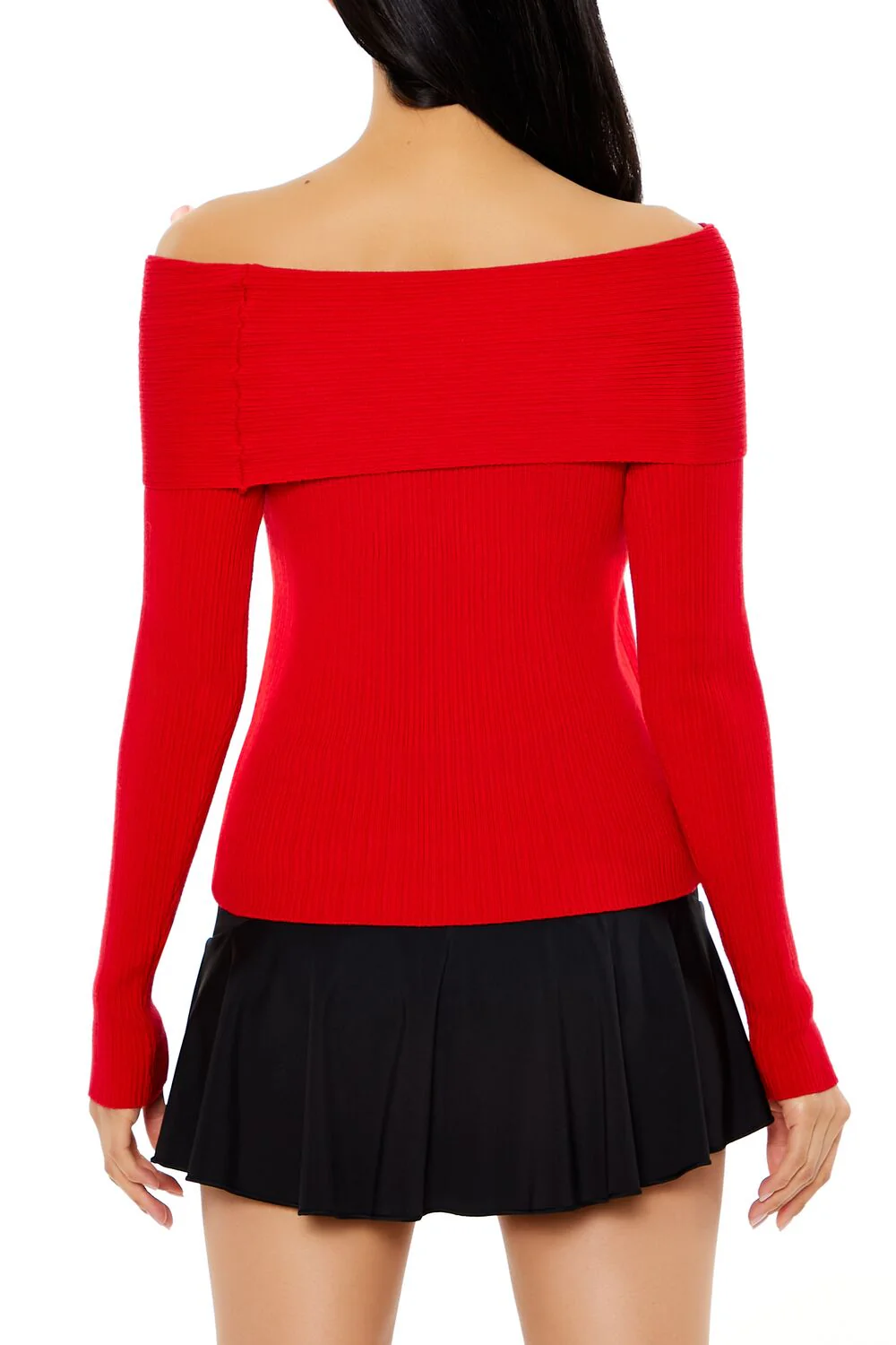 Bow Off-the-Shoulder Sweater - Image 5