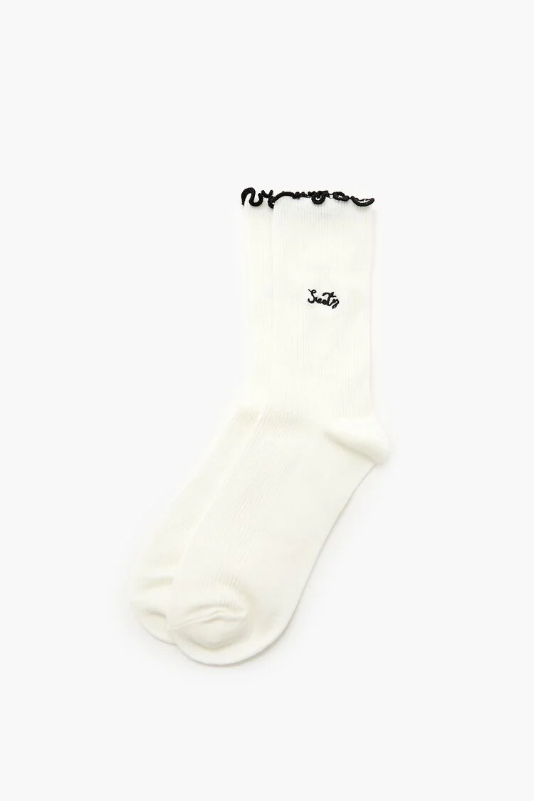 Lettuce-Edge Sweety Crew Socks - Image 2