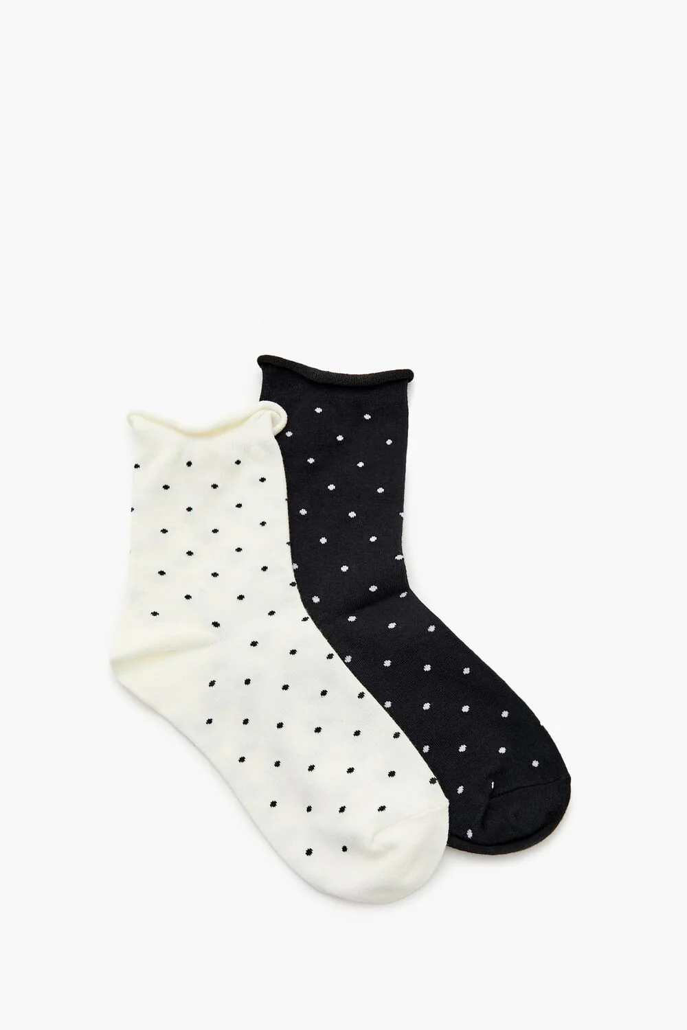 Polka Dot Crew Socks Set - 2 pack - Image 3