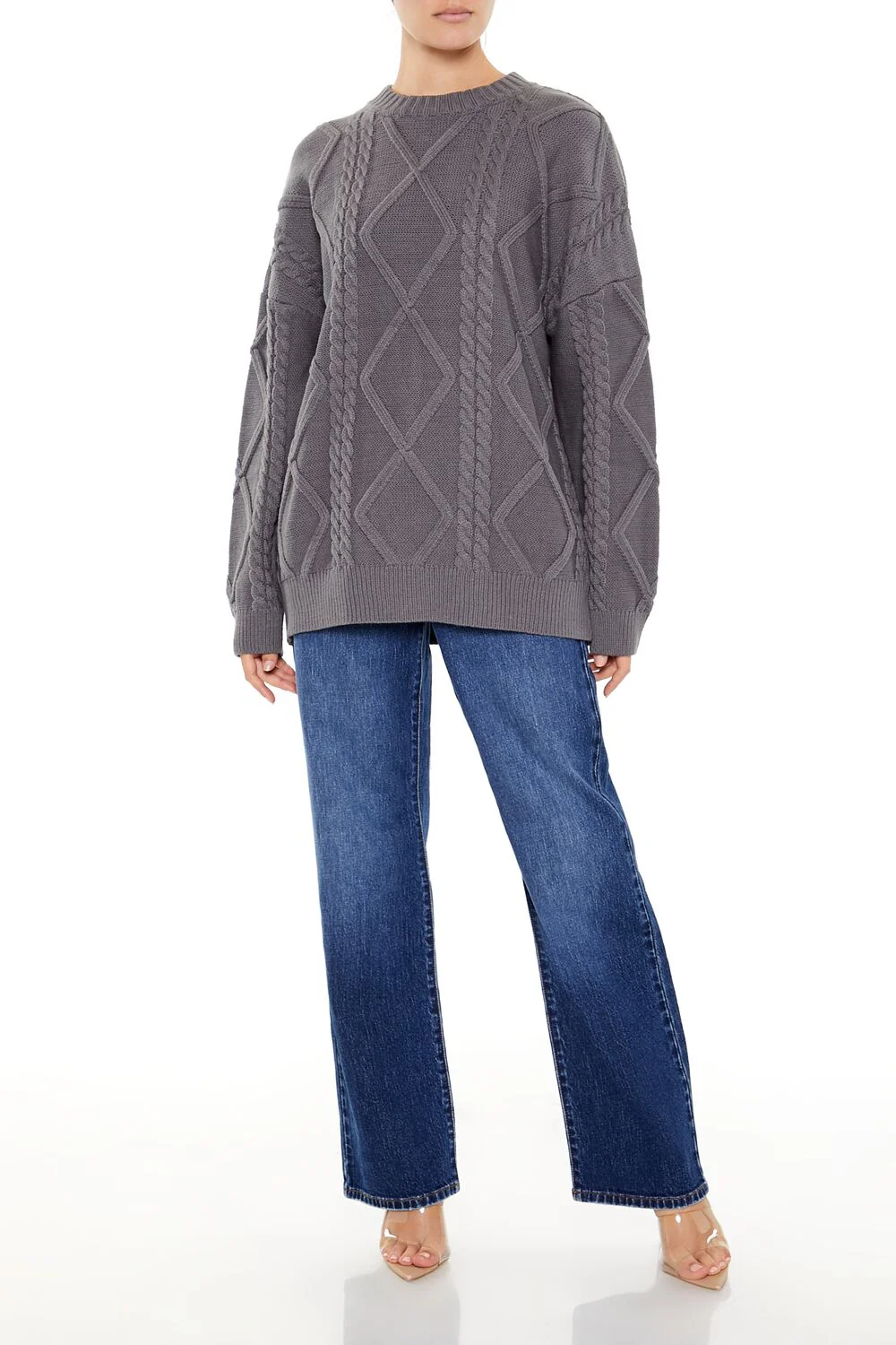 Cable Knit Sweater - Image 2
