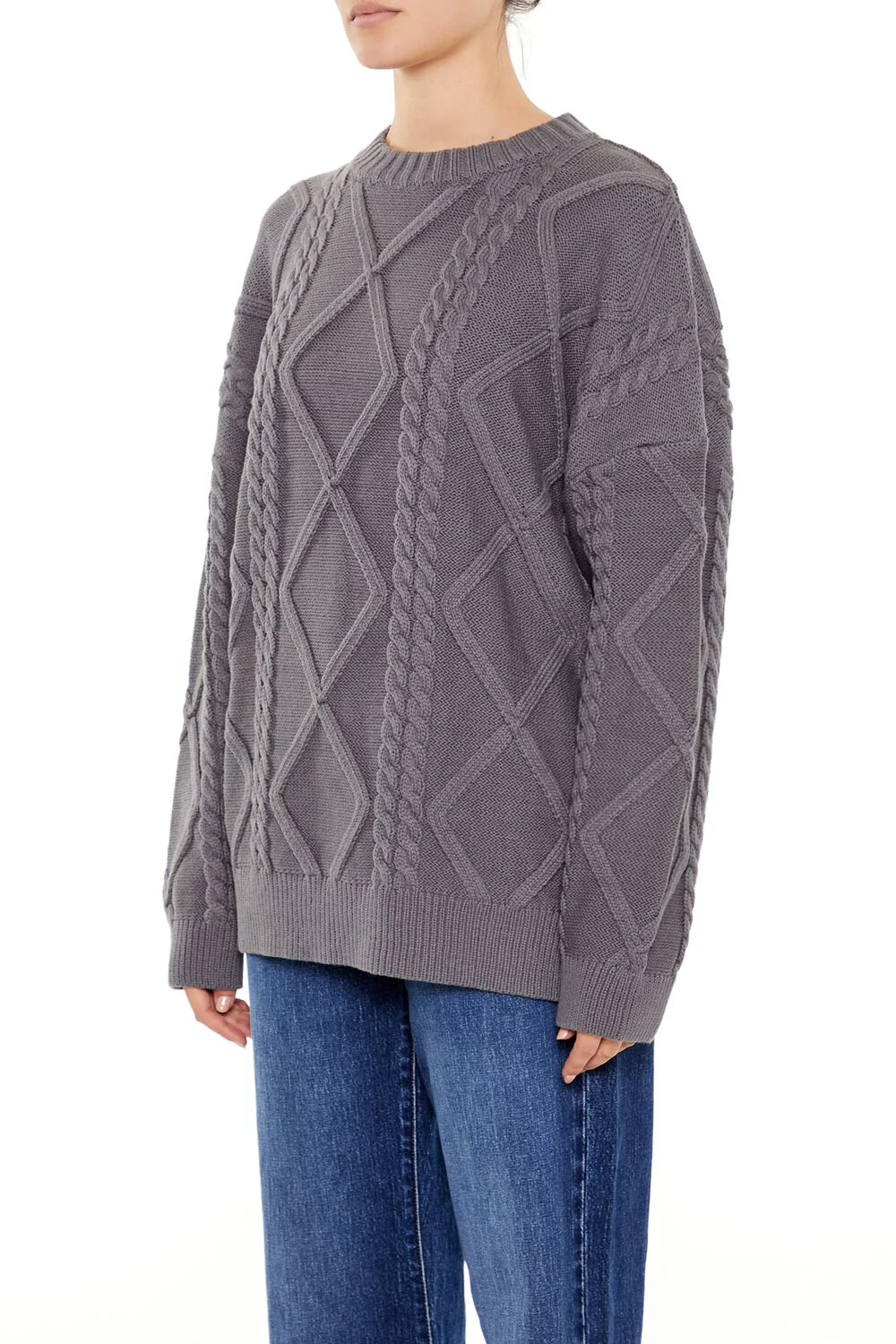 Cable Knit Sweater - Image 4