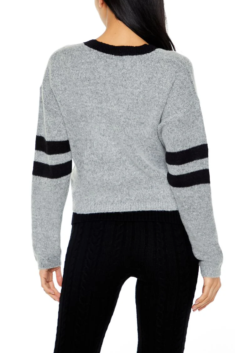 8 Varsity Cropped Sweater - Image 5