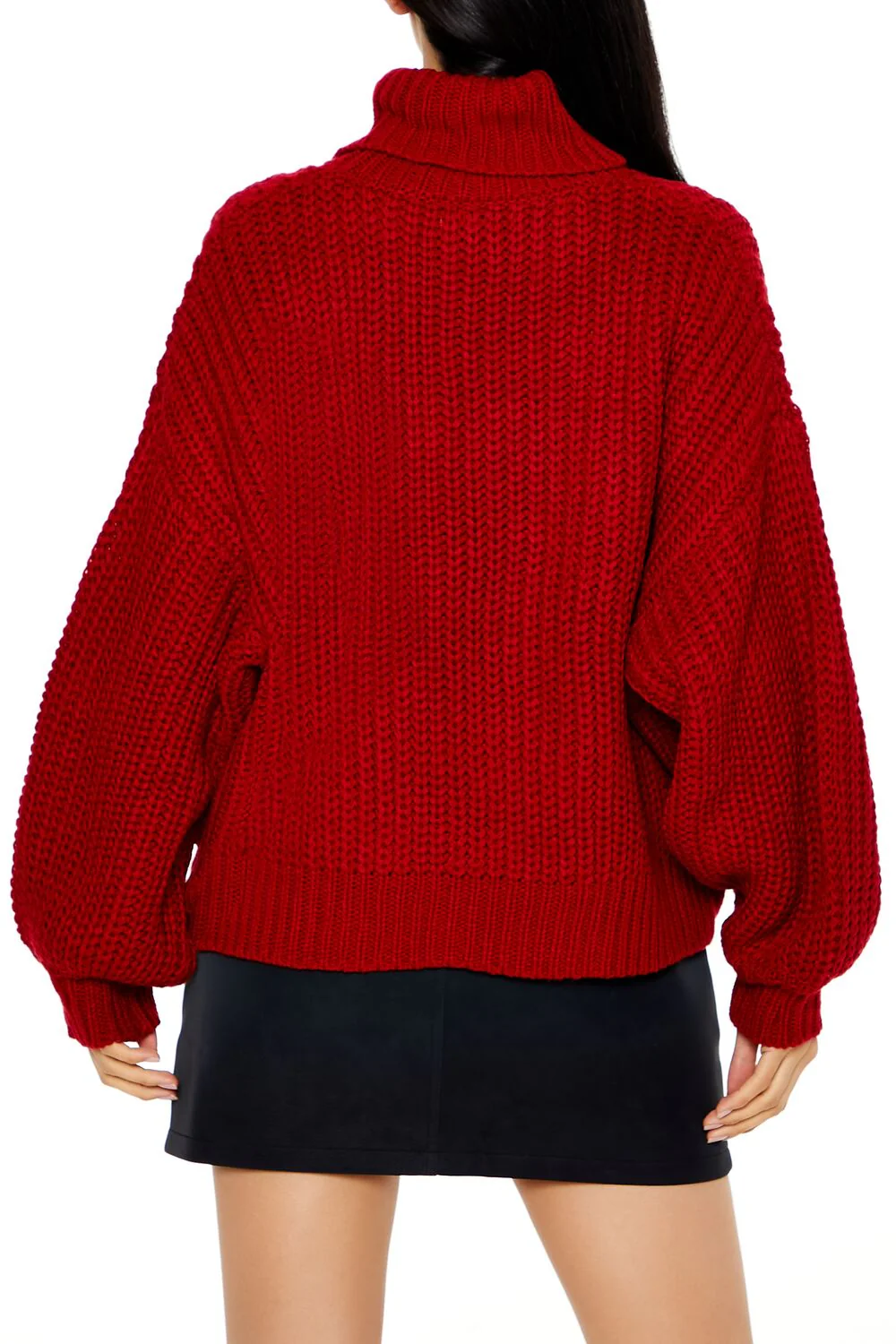 Turtleneck Drop-Sleeve Sweater - Image 10