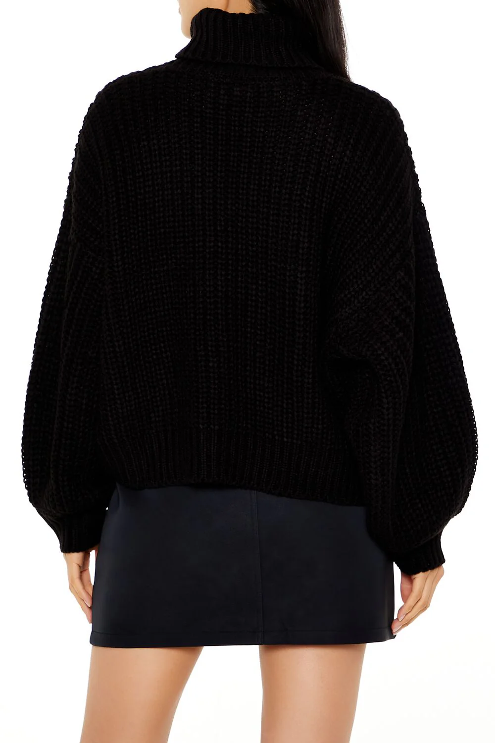 Turtleneck Drop-Sleeve Sweater - Image 5