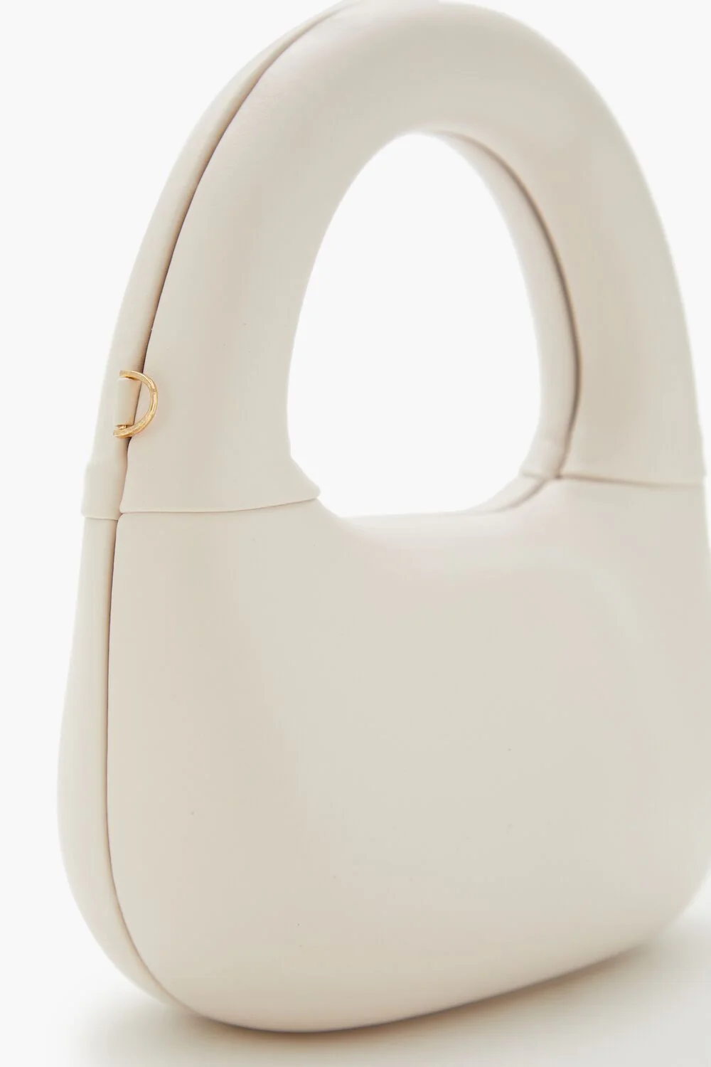 Faux Leather Round Crossbody Bag - Image 5