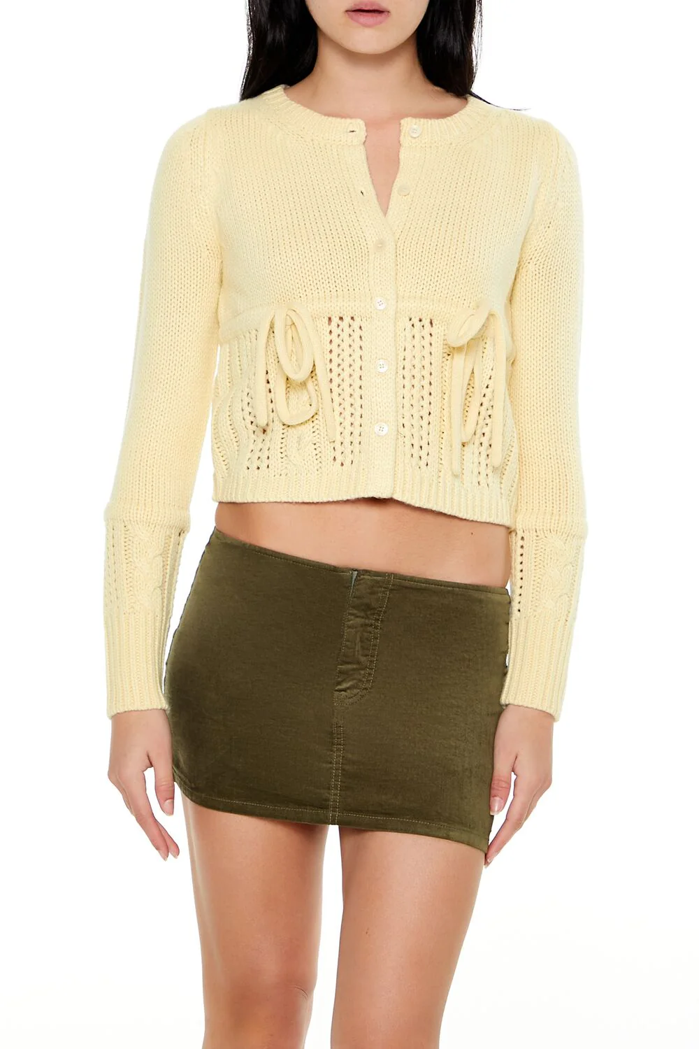 Tie-Front Cardigan Sweater - Image 5