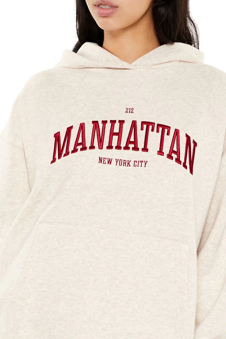 Embroidered Manhattan Hoodie - Image 3
