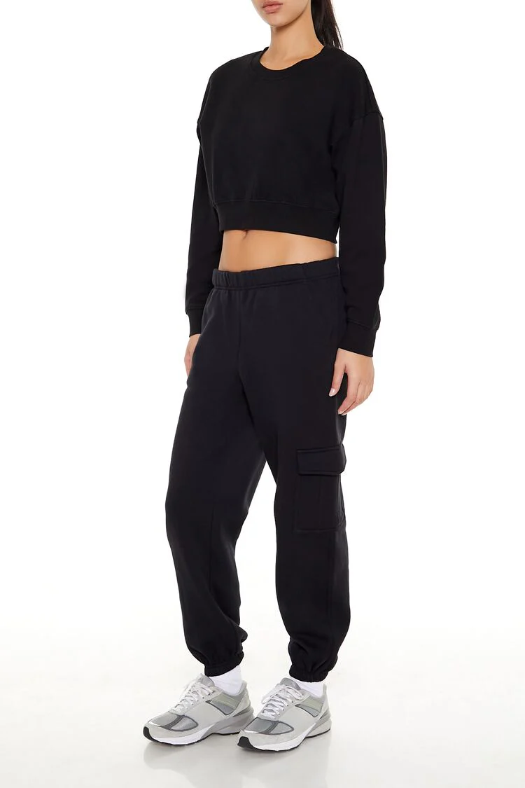 Fleece Cargo Joggers - Image 3