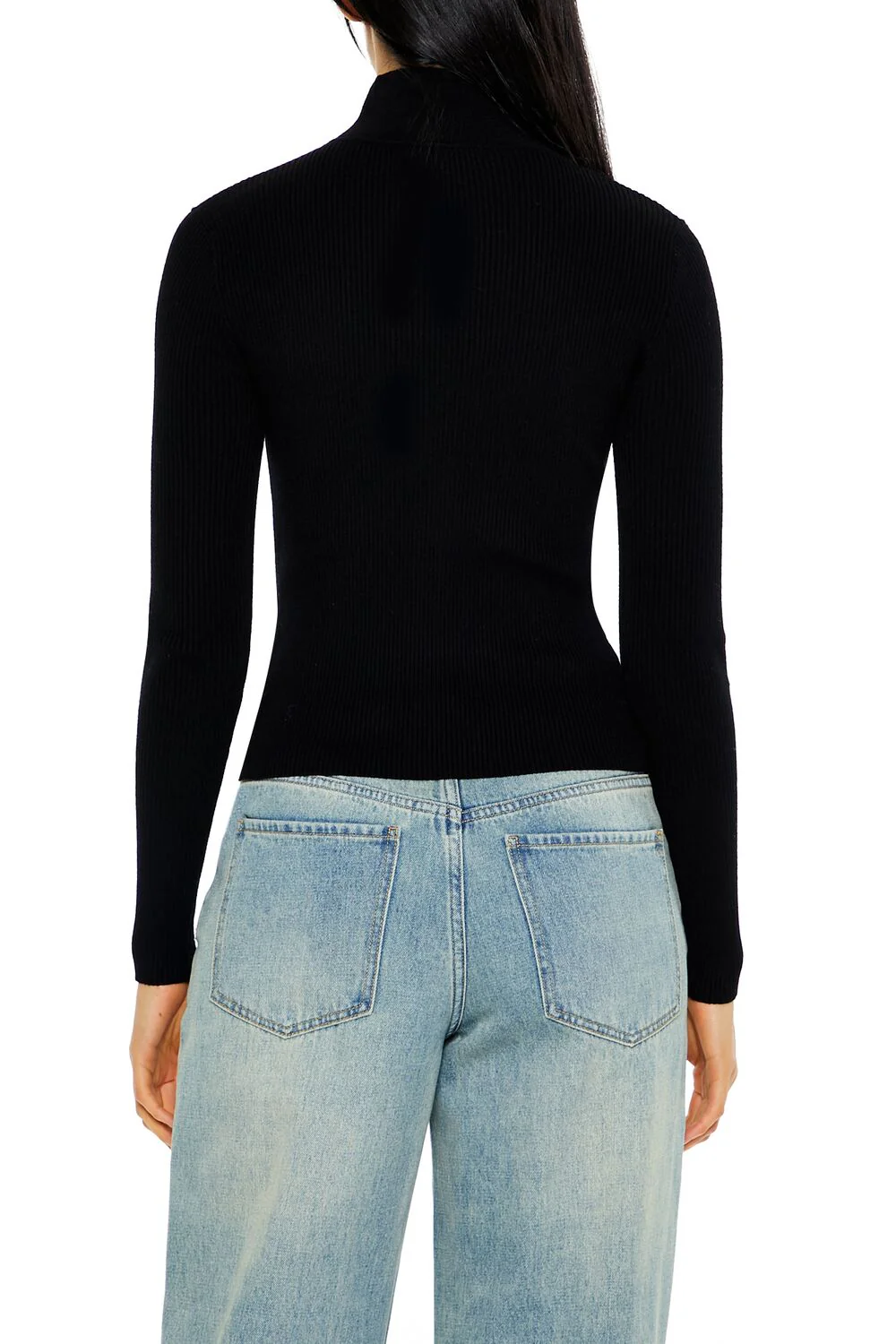 Ribbed Cutout Sweater - Image 5