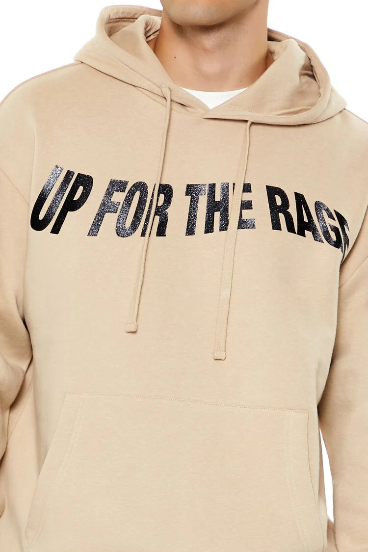 Up For The Rage Glitter Graphic Hoodie - Image 3