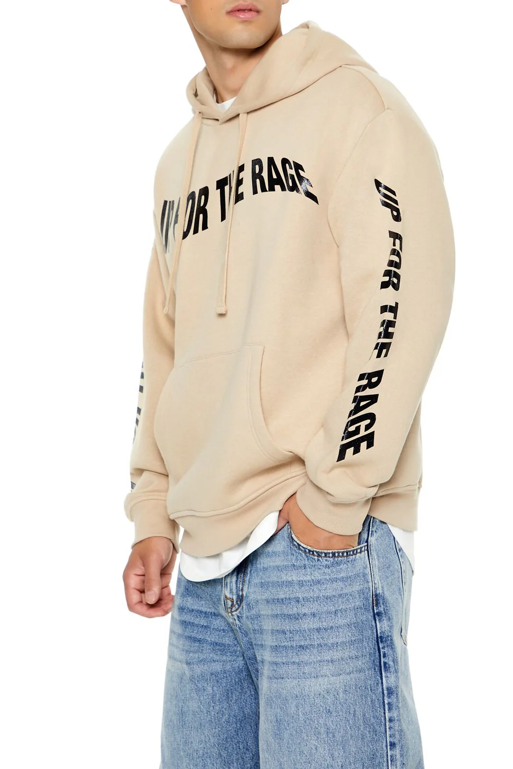 Up For The Rage Glitter Graphic Hoodie - Image 4