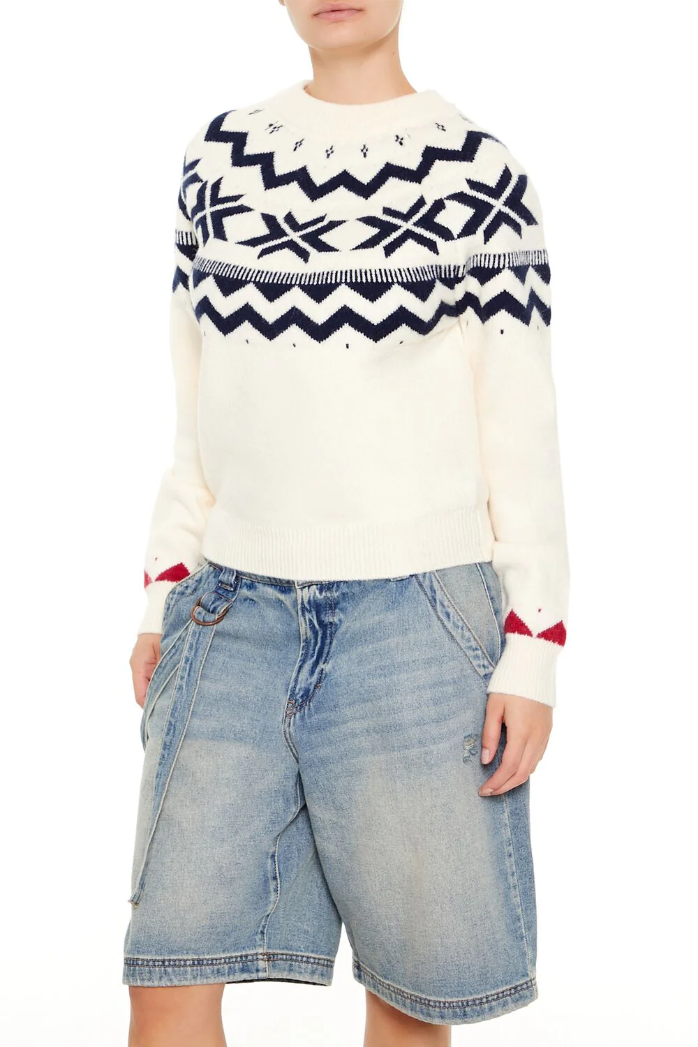 Geo Print Sweater - Image 4