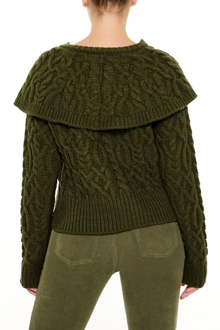 Foldover Cardigan Sweater - Image 5