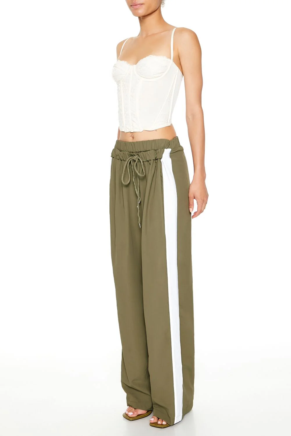 Striped Wide-Leg Pants - Image 3