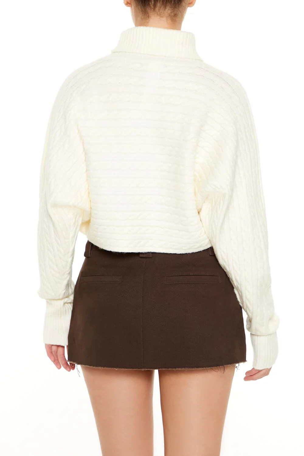 Cable Knit Turtleneck Sweater - Image 10