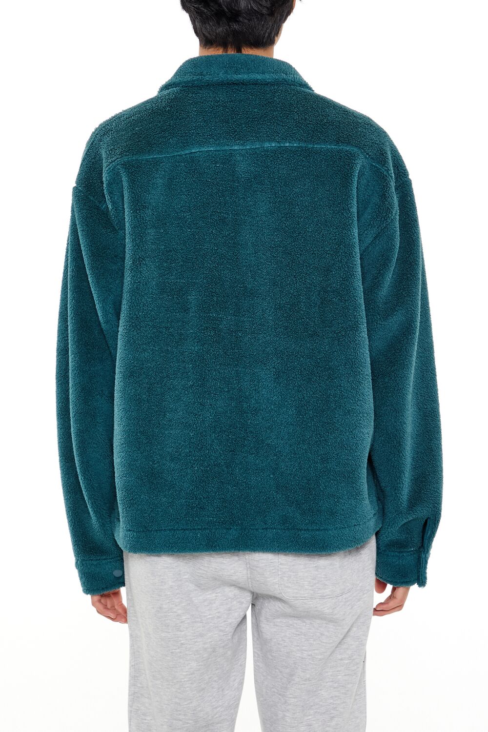Plush Drop-Sleeve Shacket - Image 10