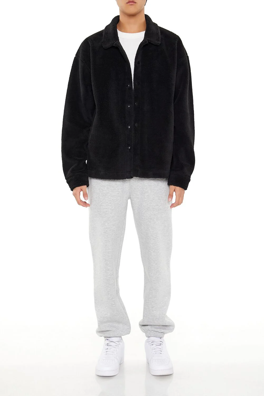 Plush Drop-Sleeve Shacket - Image 2
