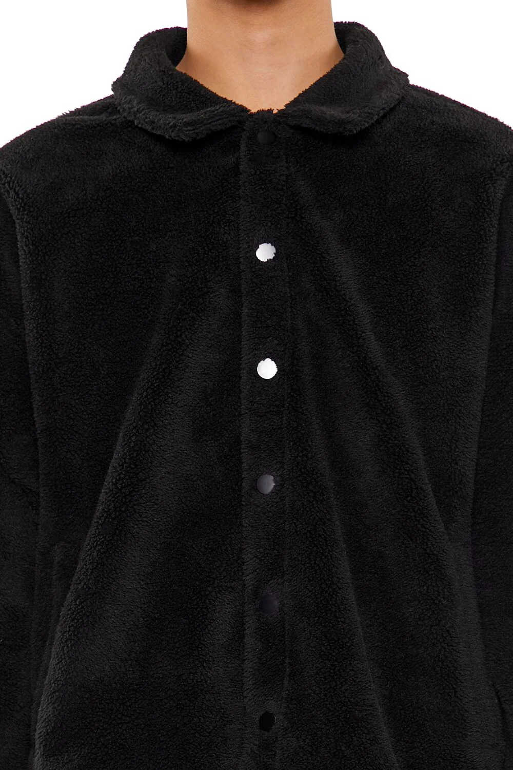 Plush Drop-Sleeve Shacket - Image 3
