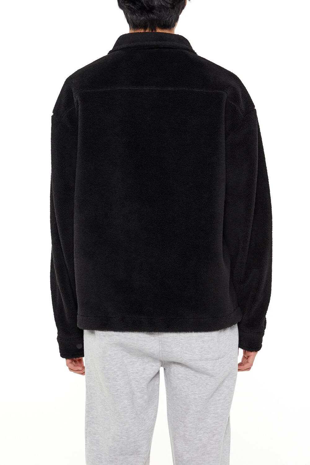 Plush Drop-Sleeve Shacket - Image 5
