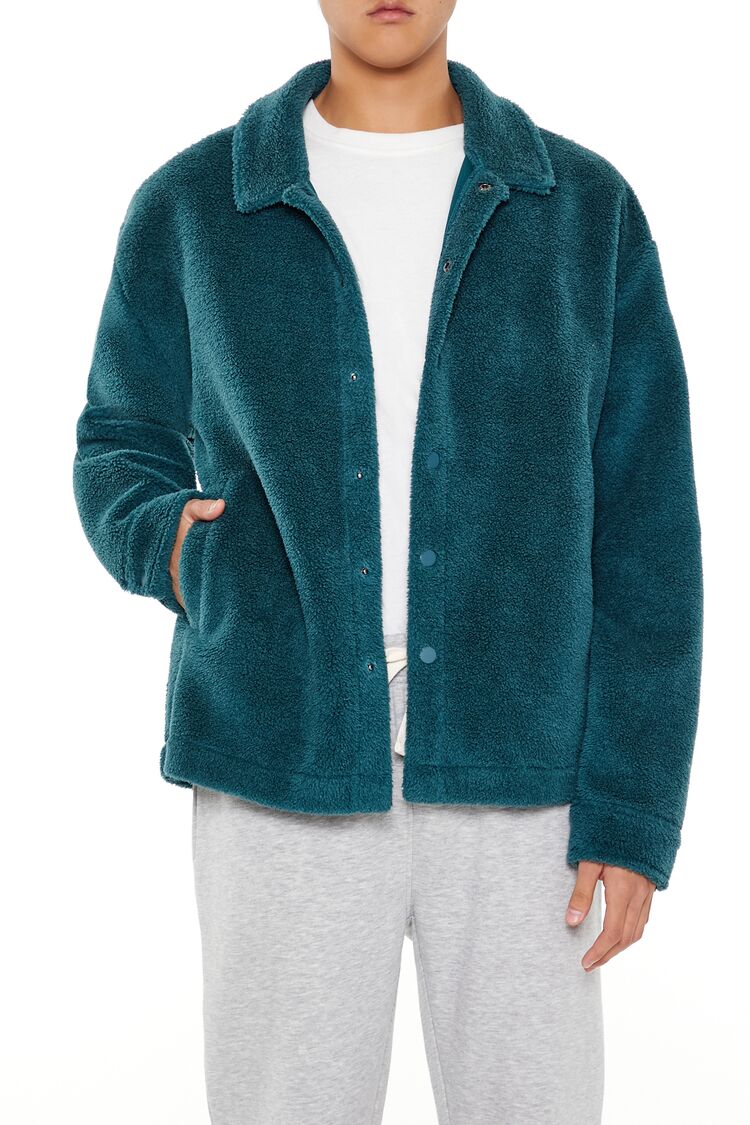 Plush Drop-Sleeve Shacket - Image 6