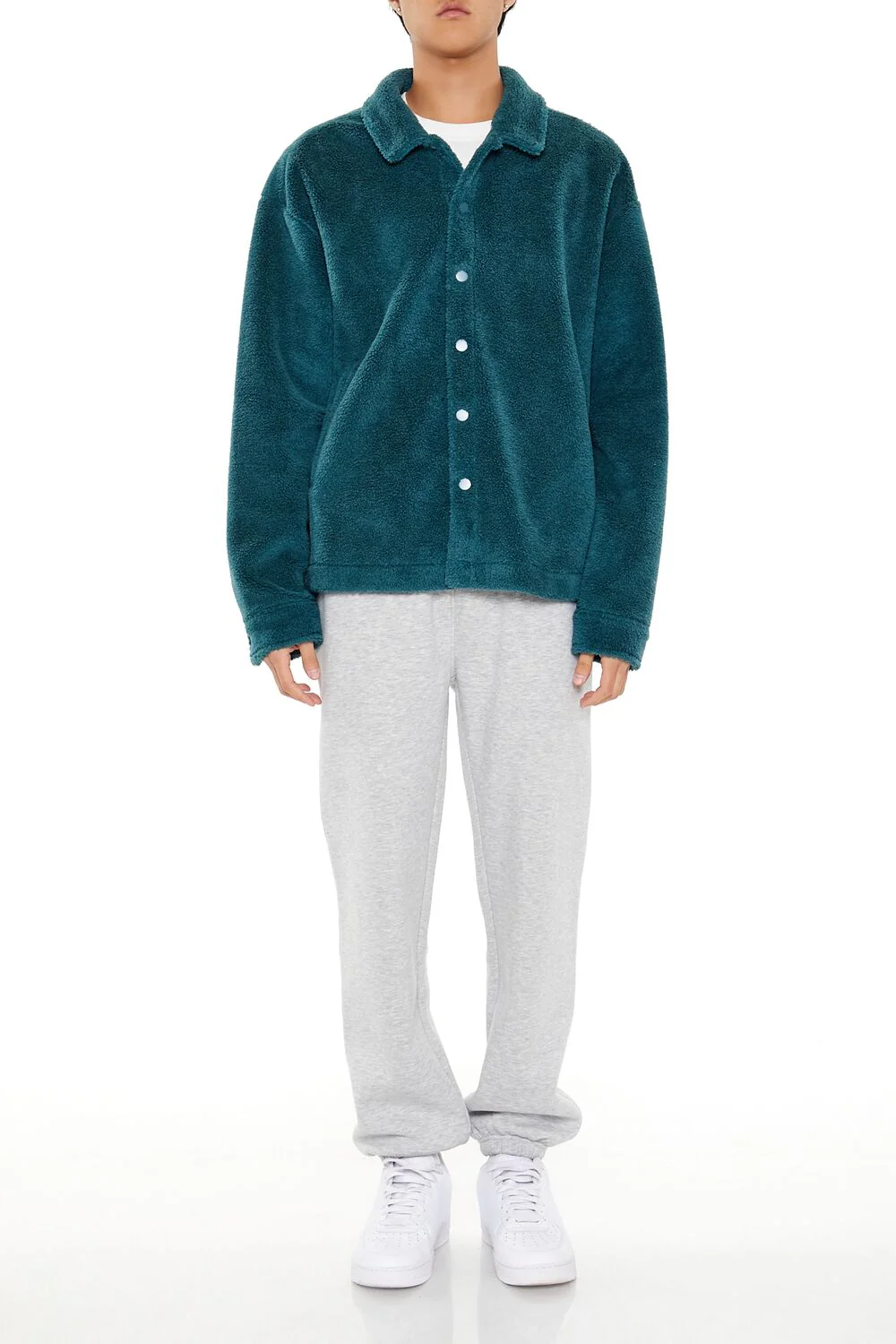 Plush Drop-Sleeve Shacket - Image 7