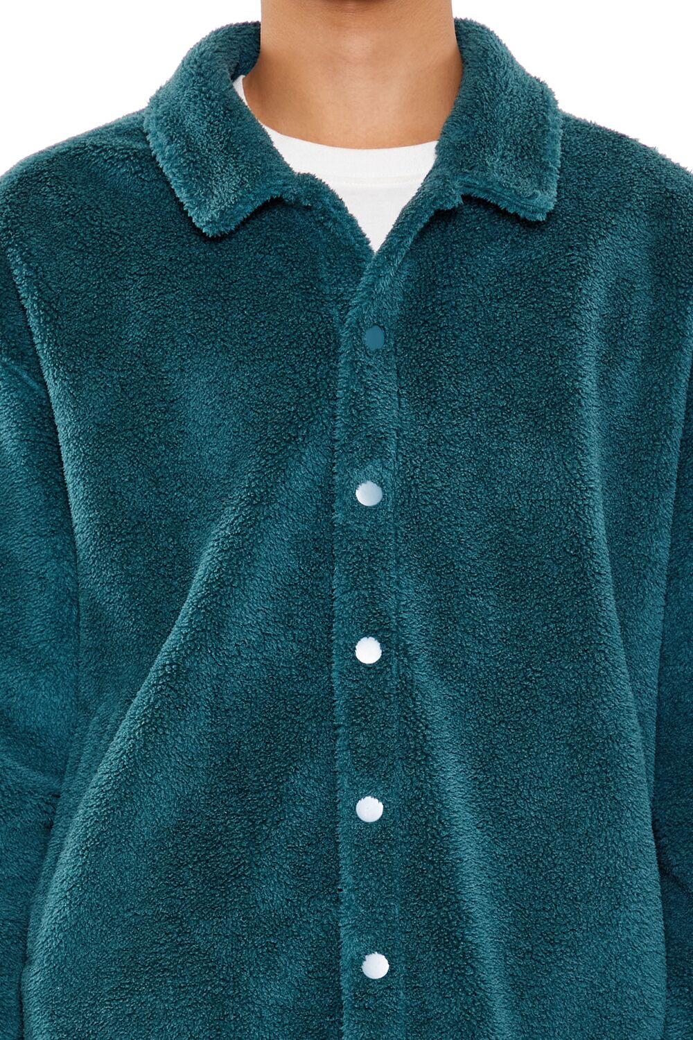 Plush Drop-Sleeve Shacket - Image 8