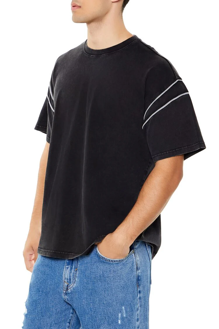 Two-Tone Mineral Wash Tee - Image 4