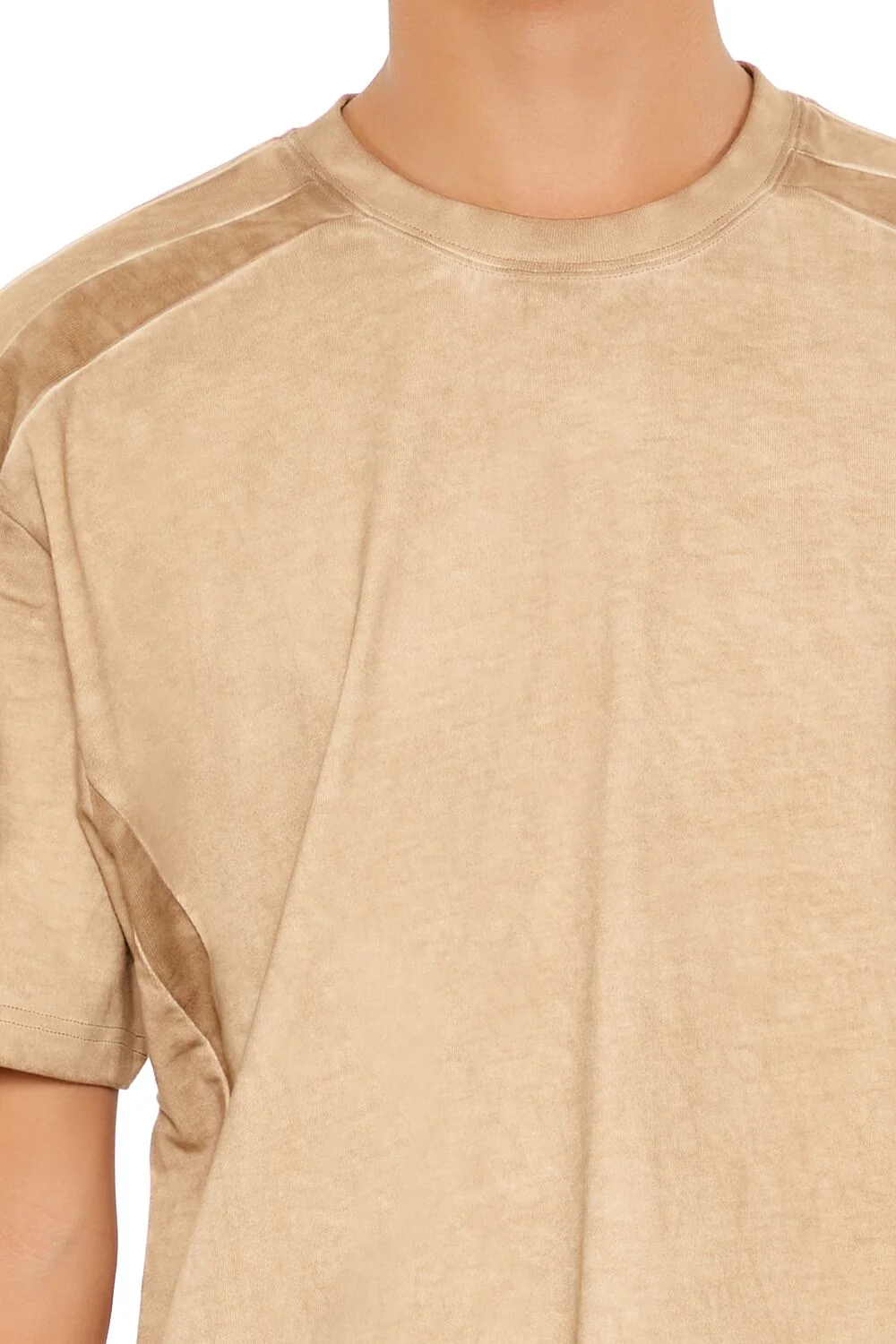Washed Shoulder-Panel Tee - Image 3