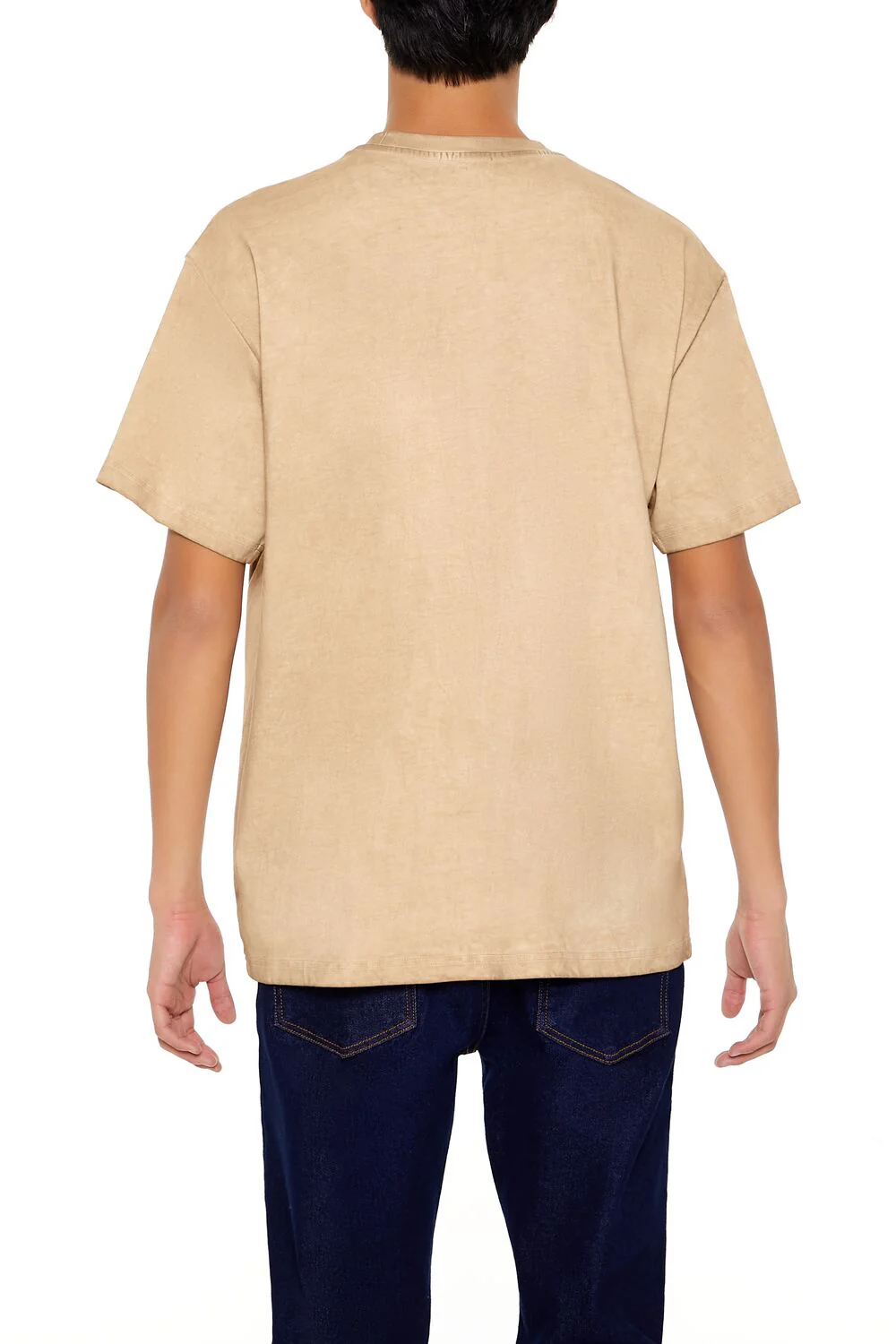 Washed Shoulder-Panel Tee - Image 5