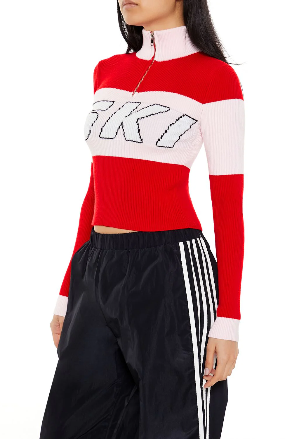 Colorblock Ski Half-Zip Sweater - Image 4