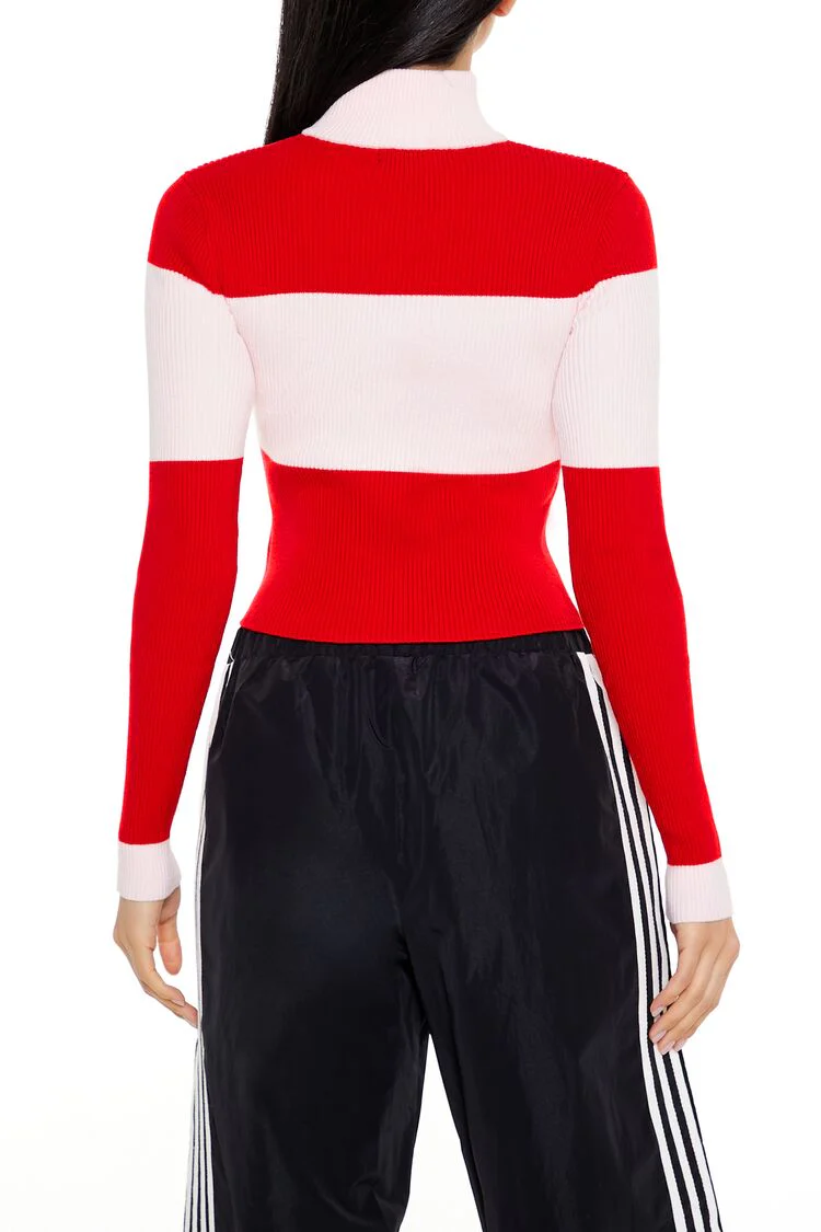 Colorblock Ski Half-Zip Sweater - Image 5