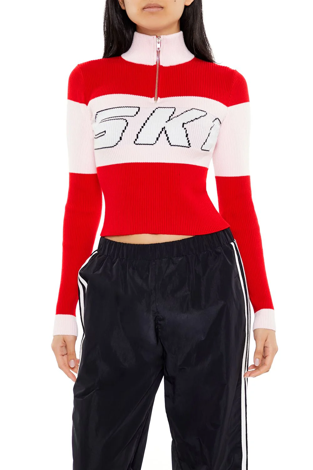 Colorblock Ski Half-Zip Sweater - Image 6