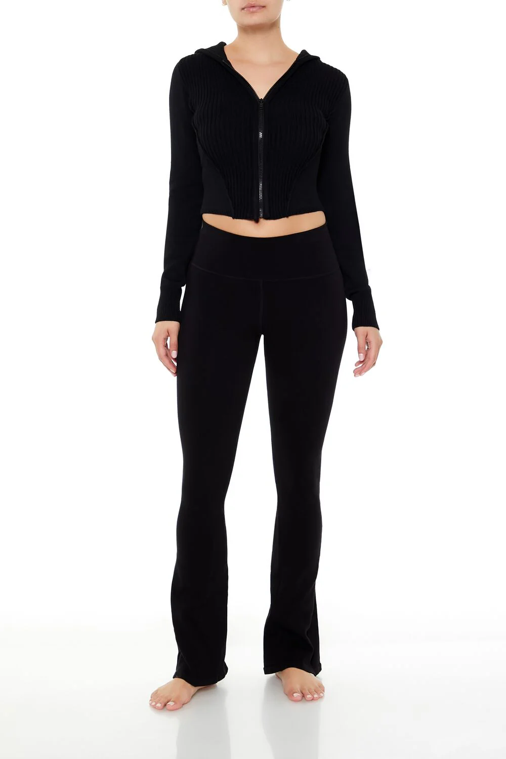 Hooded Zip-Up Sweater - Image 2