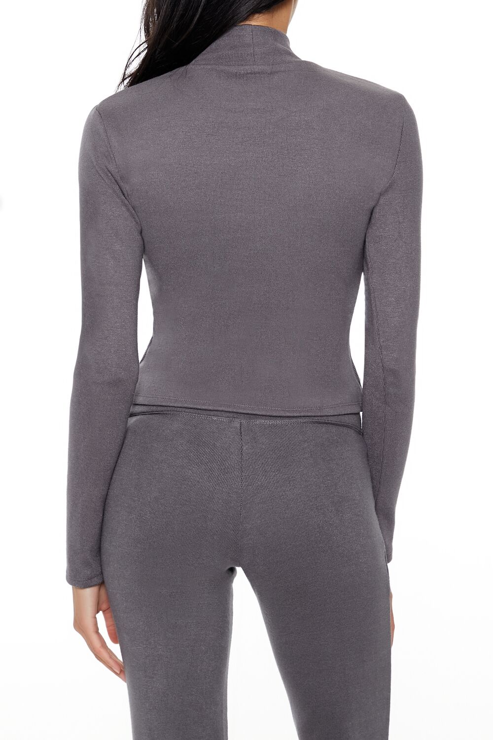Cropped Mock Neck Top - Image 5