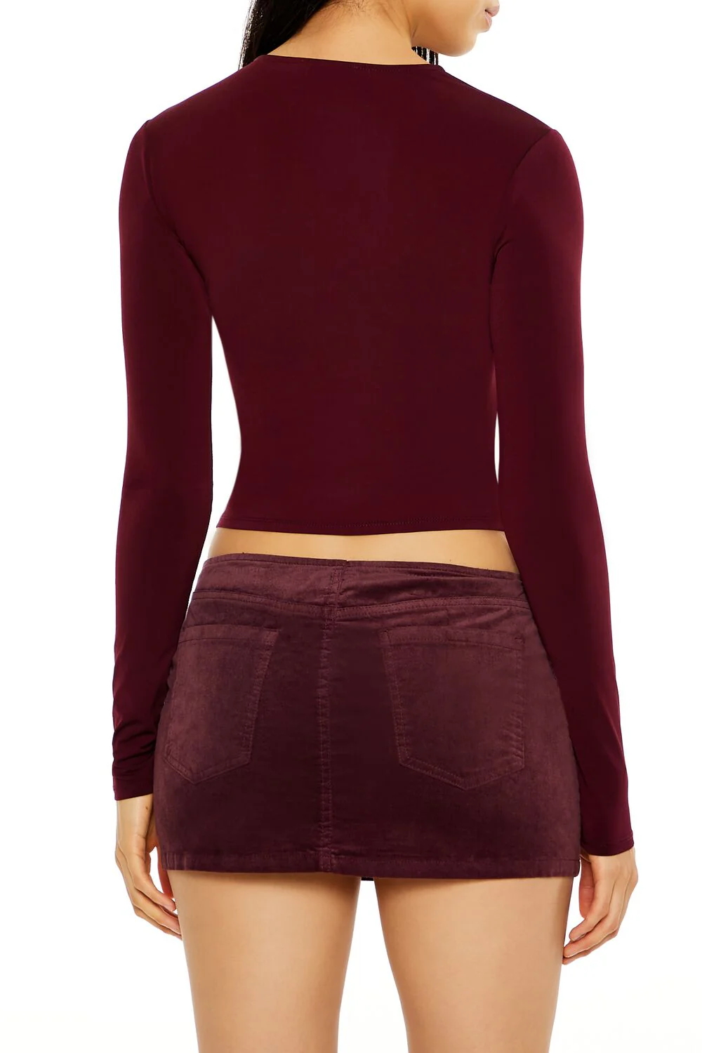 Lace-Up Crop Top - Image 10